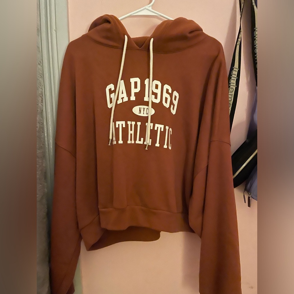 Burnt orange gap hoodie